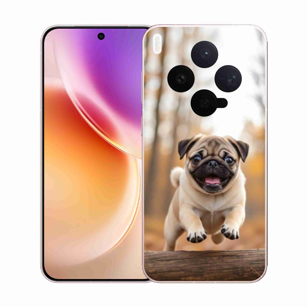 Gelový kryt mmCase na Vivo X300 5G - mops 2