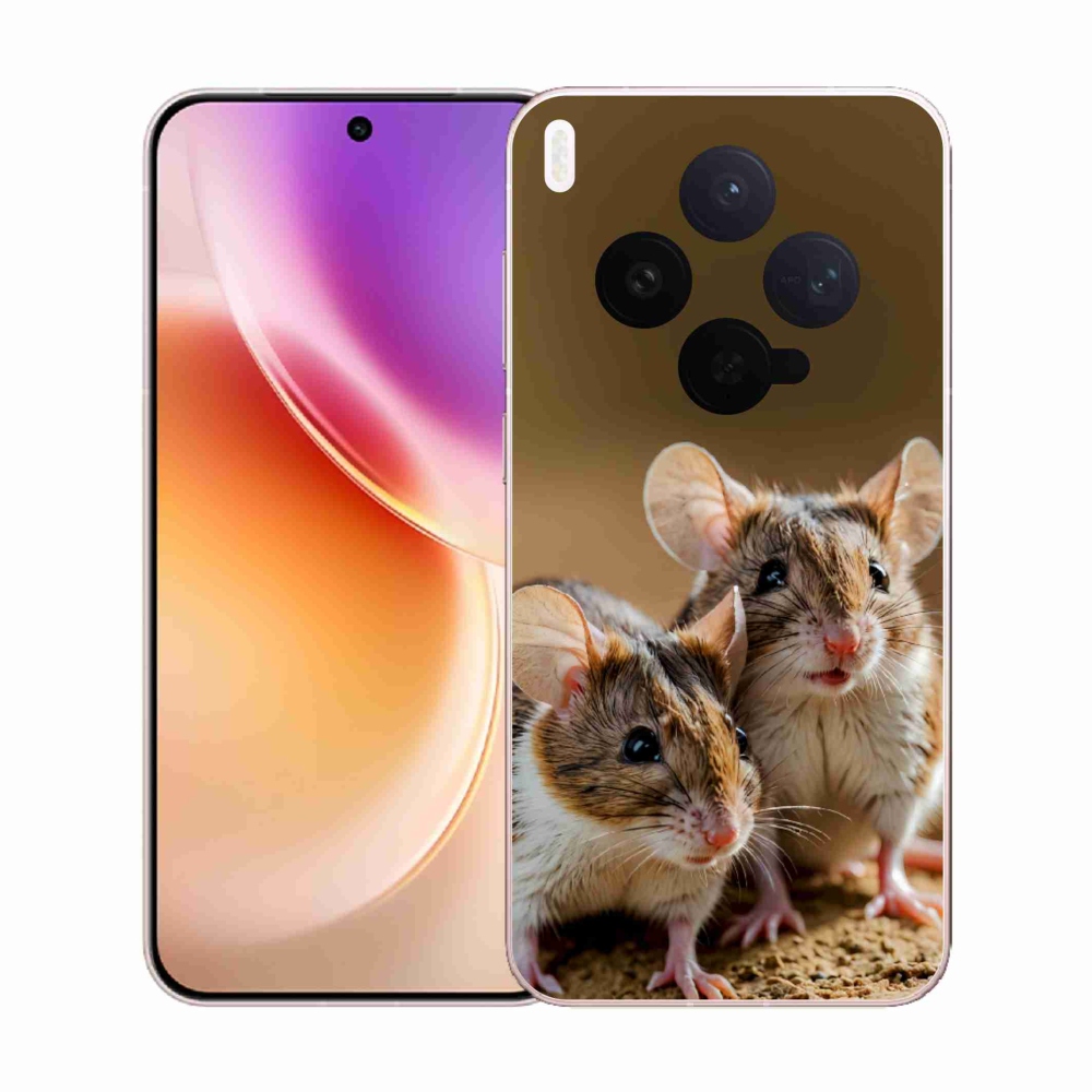 Gelový kryt mmCase na Vivo X300 5G - myší duo