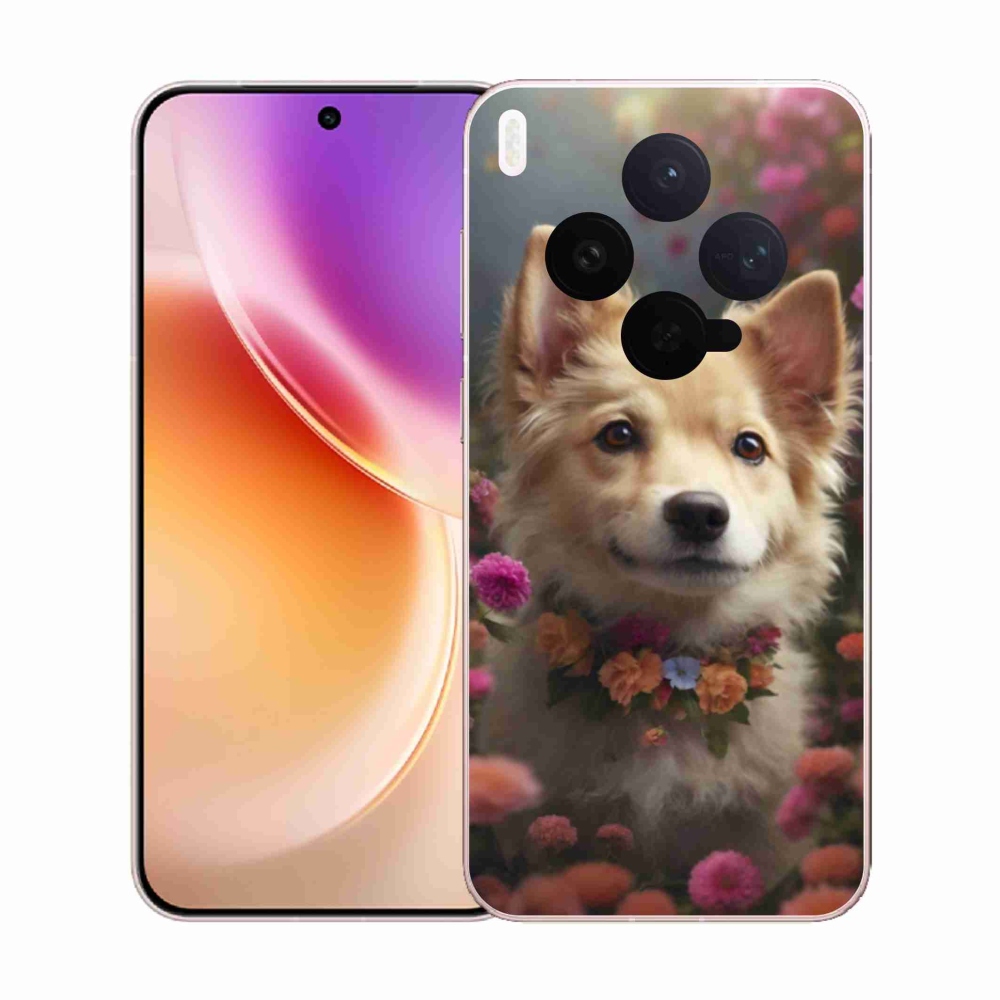 Gelový kryt mmCase na Vivo X300 5G - německý špic