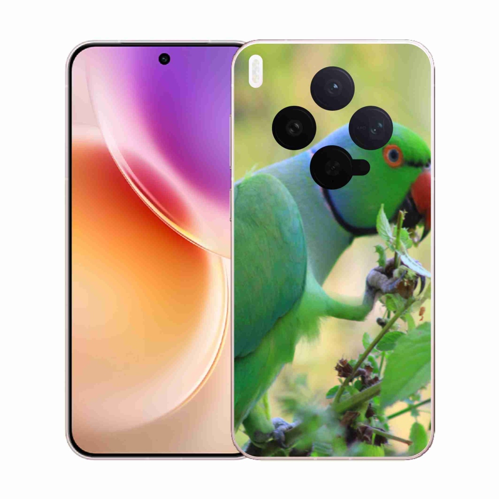 Gelový kryt mmCase na Vivo X300 5G - papoušek alexandr