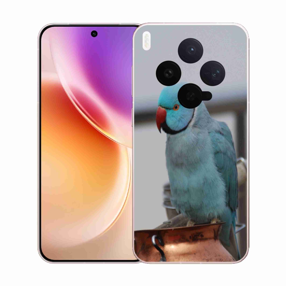 Gelový kryt mmCase na Vivo X300 5G - papoušek alexandr modrý