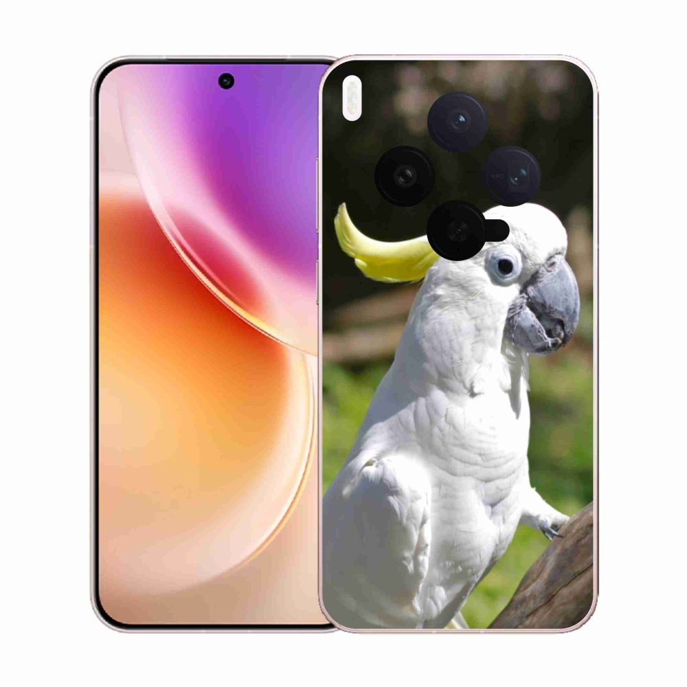 Gelový kryt mmCase na Vivo X300 5G - papoušek kakadu 2