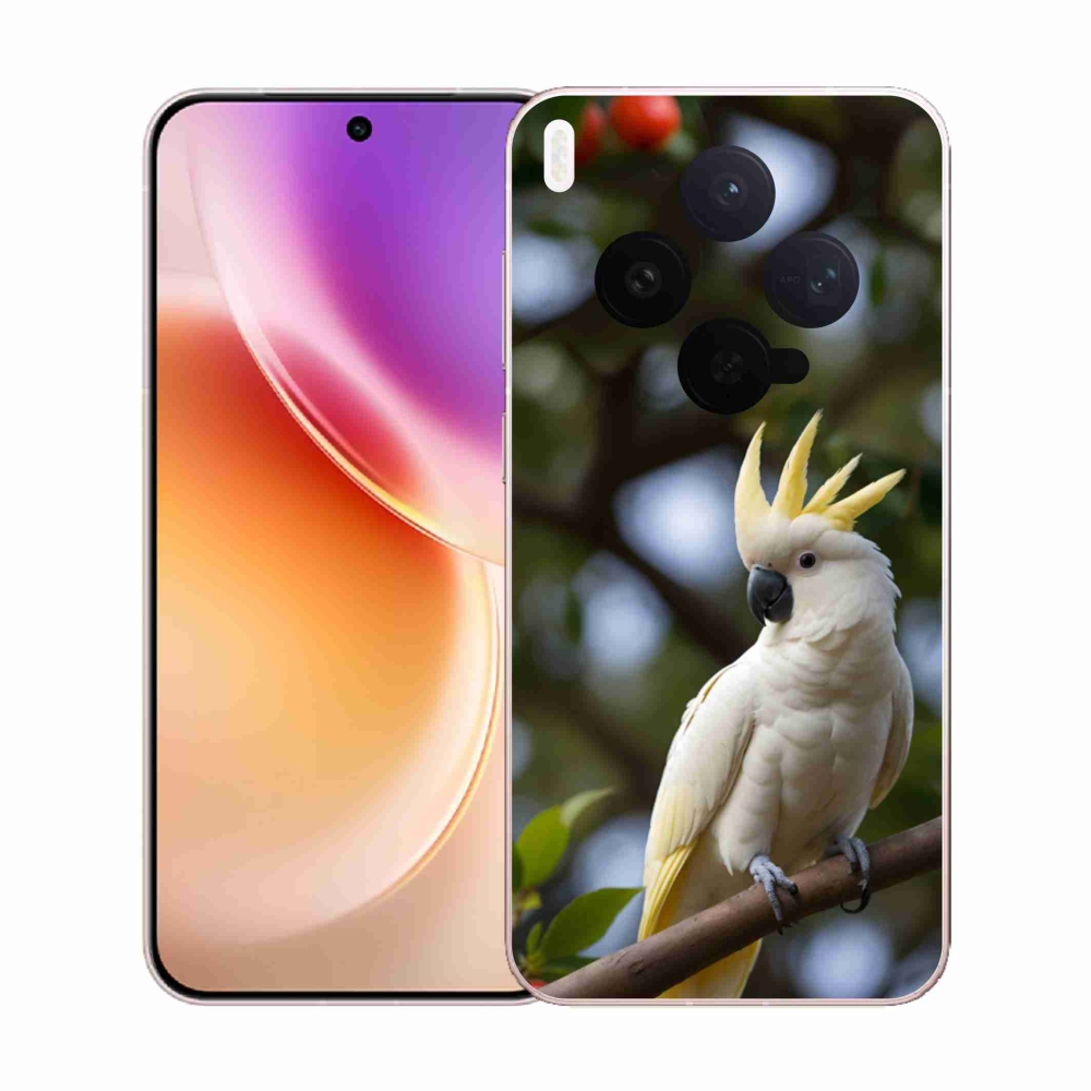 Gelový kryt mmCase na Vivo X300 5G - papoušek kakadu 3