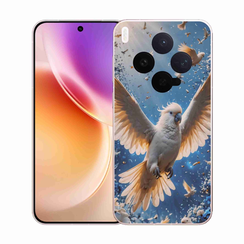 Gelový kryt mmCase na Vivo X300 5G - papoušek kakadu