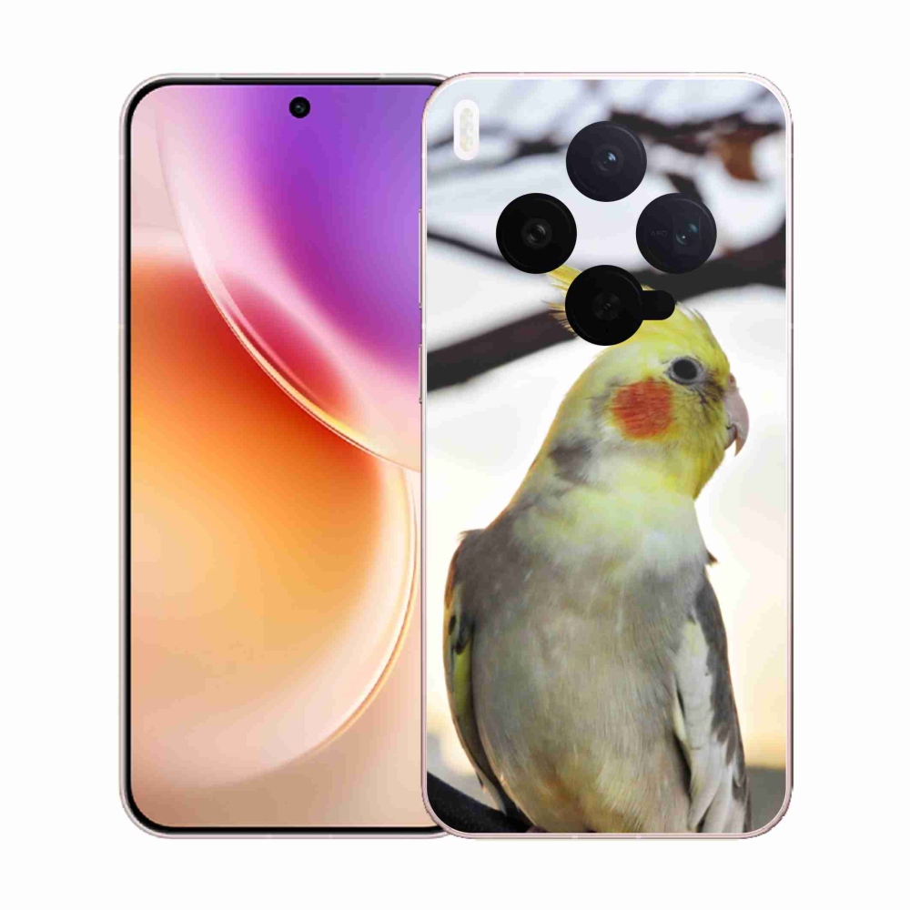 Gelový kryt mmCase na Vivo X300 5G - papoušek korela