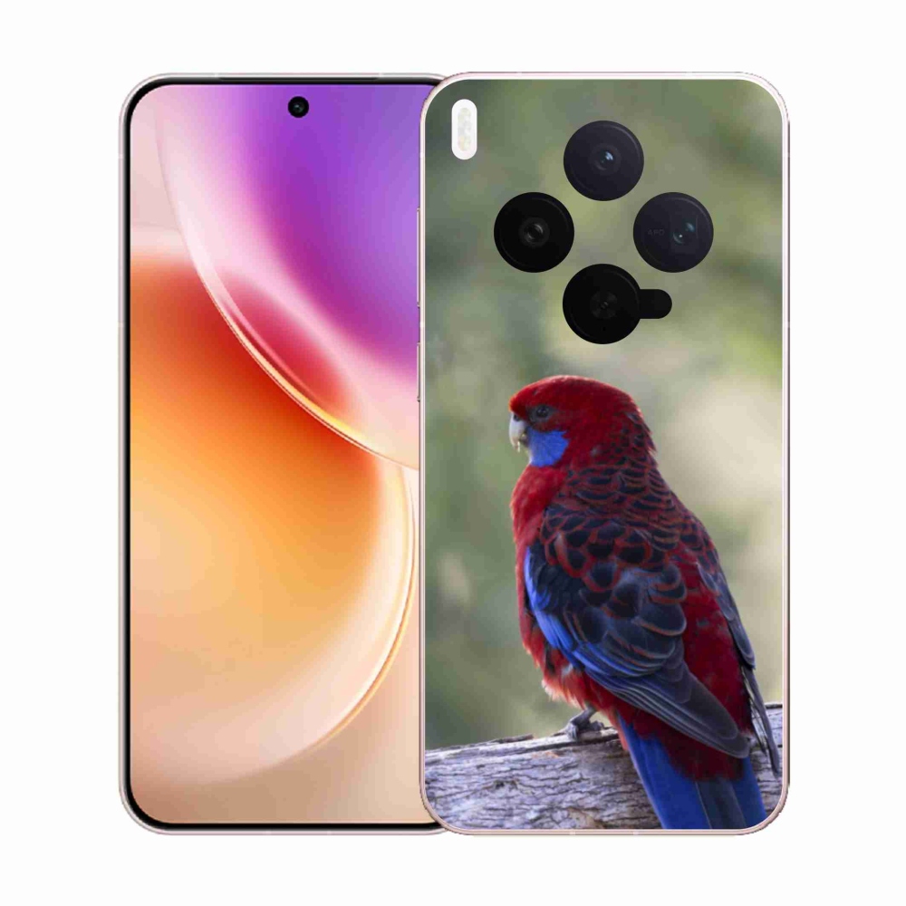 Gelový kryt mmCase na Vivo X300 5G - papoušek rosela