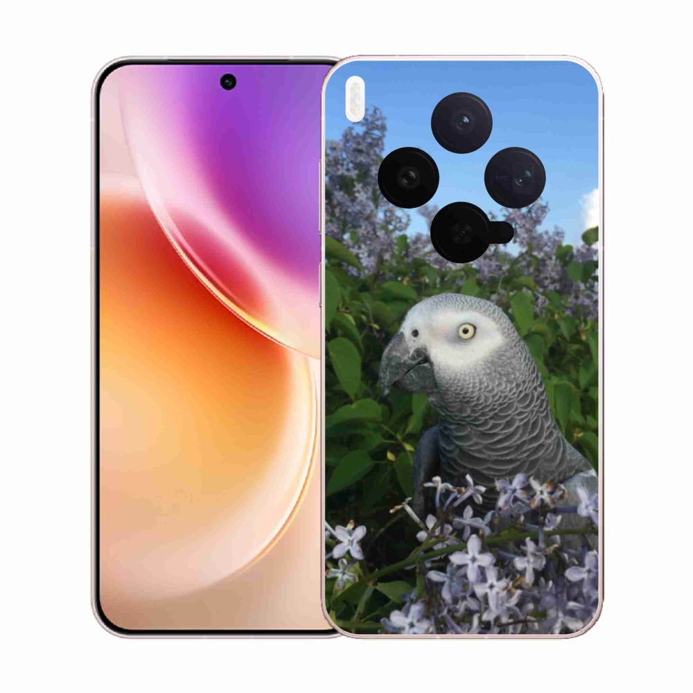 Gelový kryt mmCase na Vivo X300 5G - papoušek žako