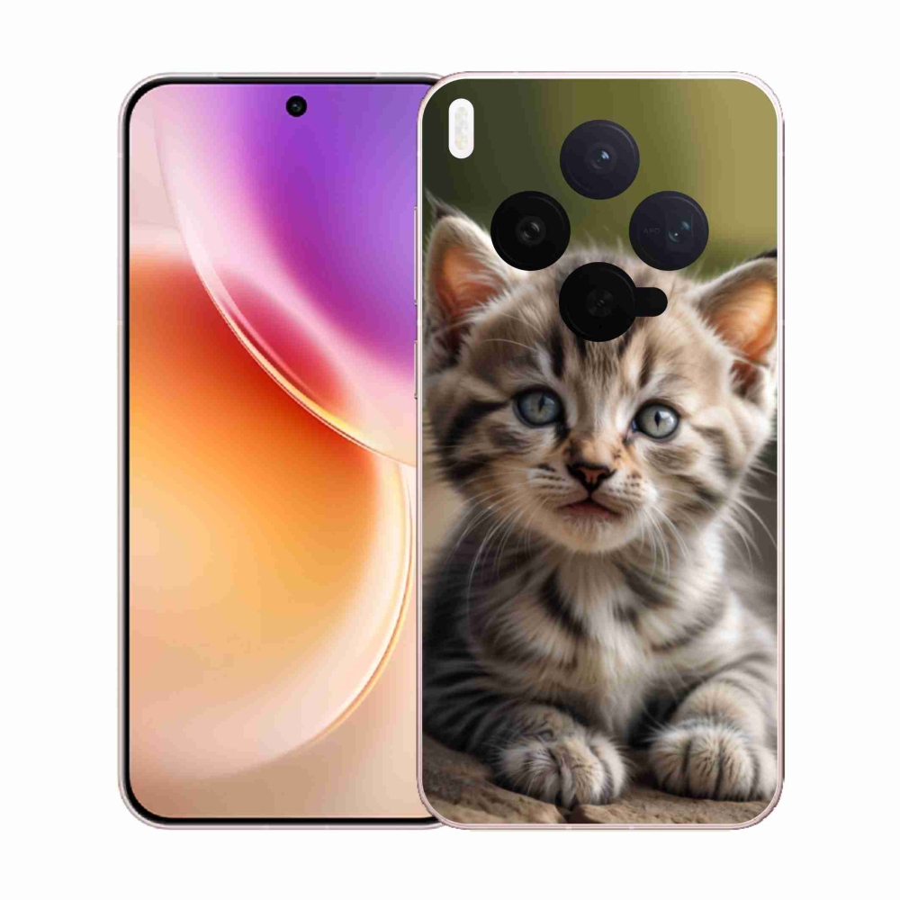 Gelový kryt mmCase na Vivo X300 5G - roztomilé kotě 9