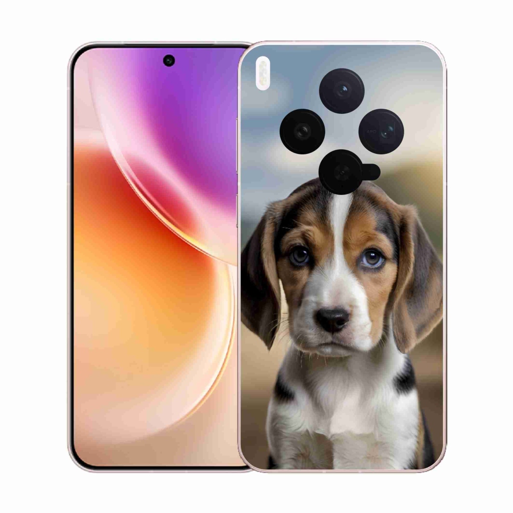 Gelový kryt mmCase na Vivo X300 5G - roztomilý bígl