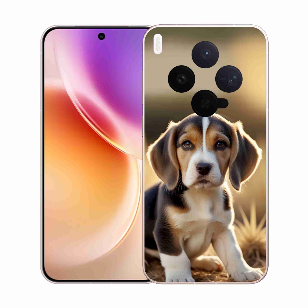 Gelový kryt mmCase na Vivo X300 5G - roztomilý bígl