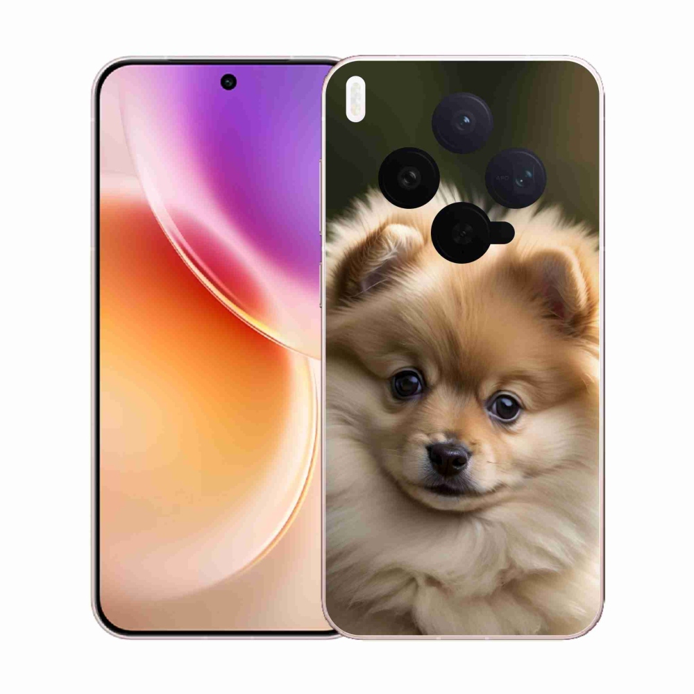Gelový kryt mmCase na Vivo X300 5G - roztomilý pomeranian 2