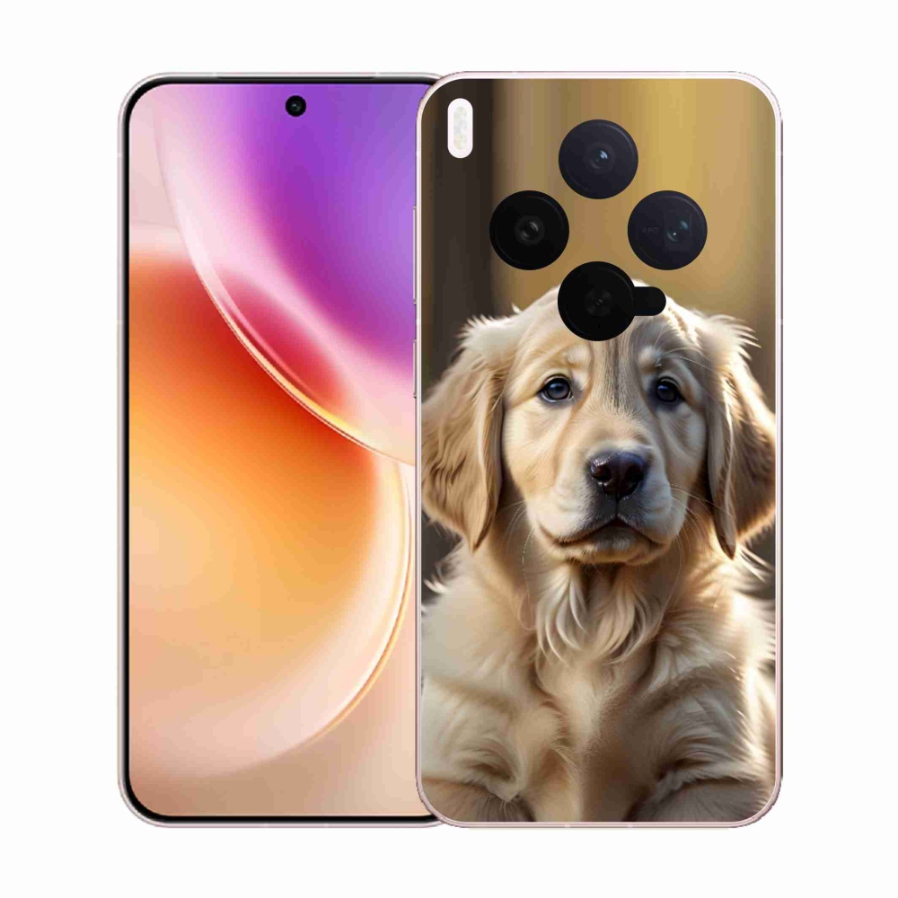 Gelový kryt mmCase na Vivo X300 5G - roztomilý zlatý retrívr