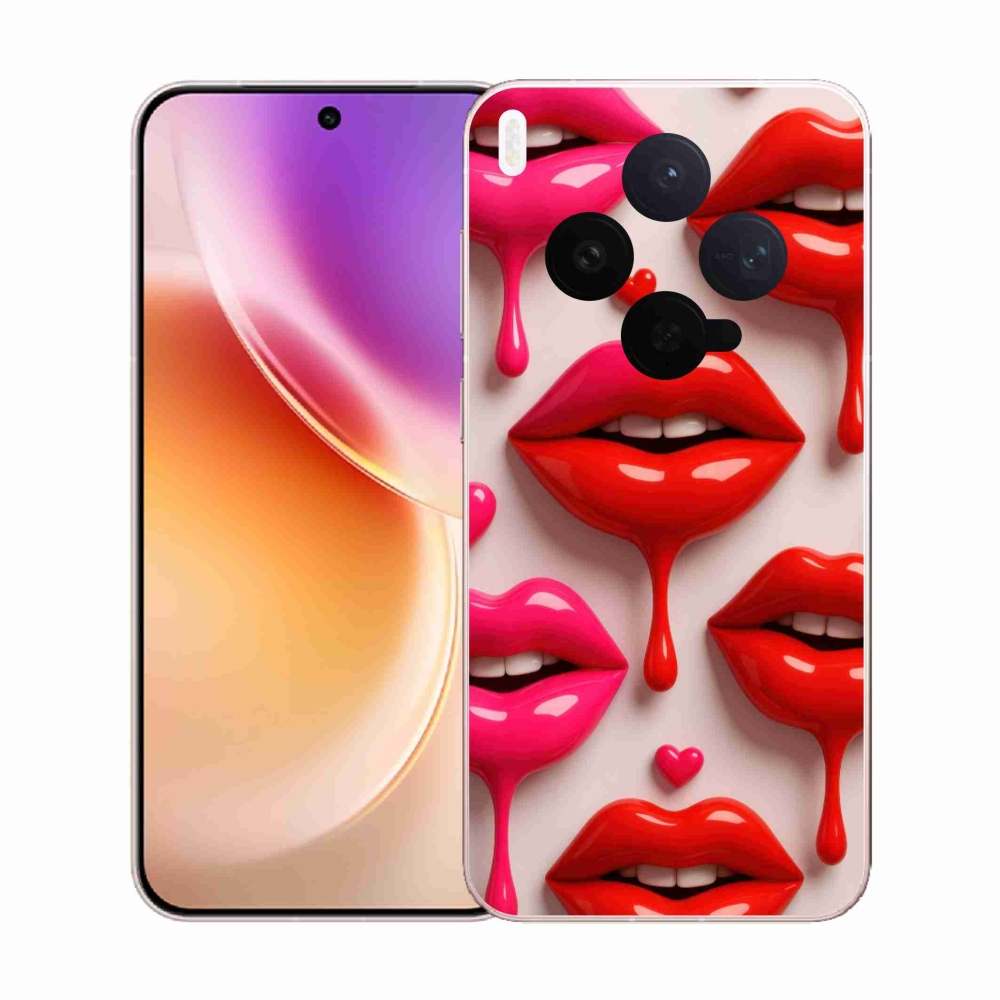 Gelový kryt mmCase na Vivo X300 5G - rty 2