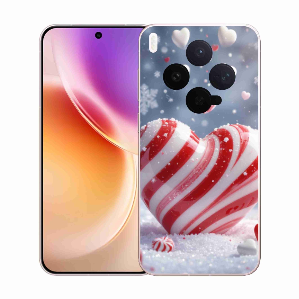 Gelový kryt mmCase na Vivo X300 5G - sladké srdce