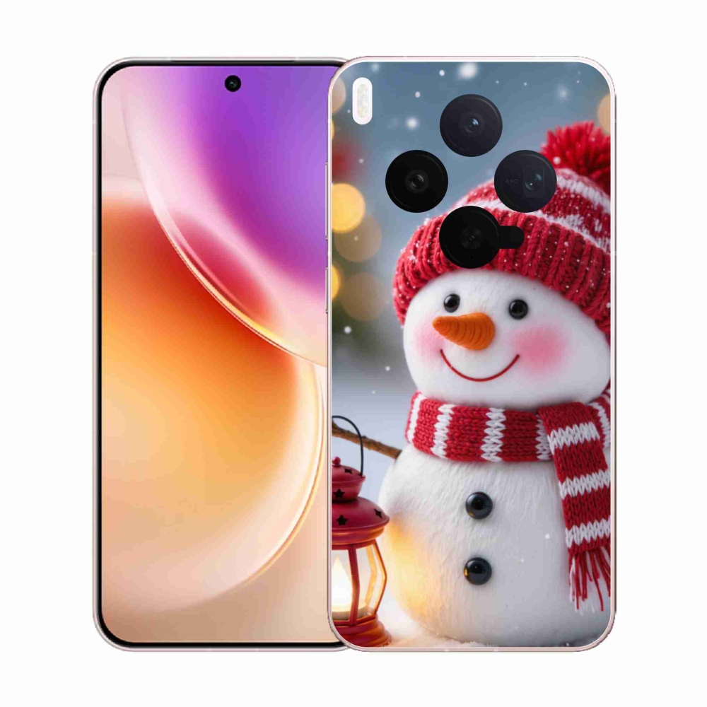 Gelový kryt mmCase na Vivo X300 5G - sněhulák 2