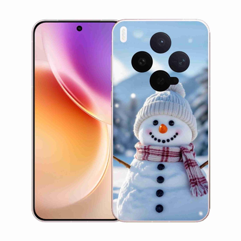 Gelový kryt mmCase na Vivo X300 5G - sněhulák 3