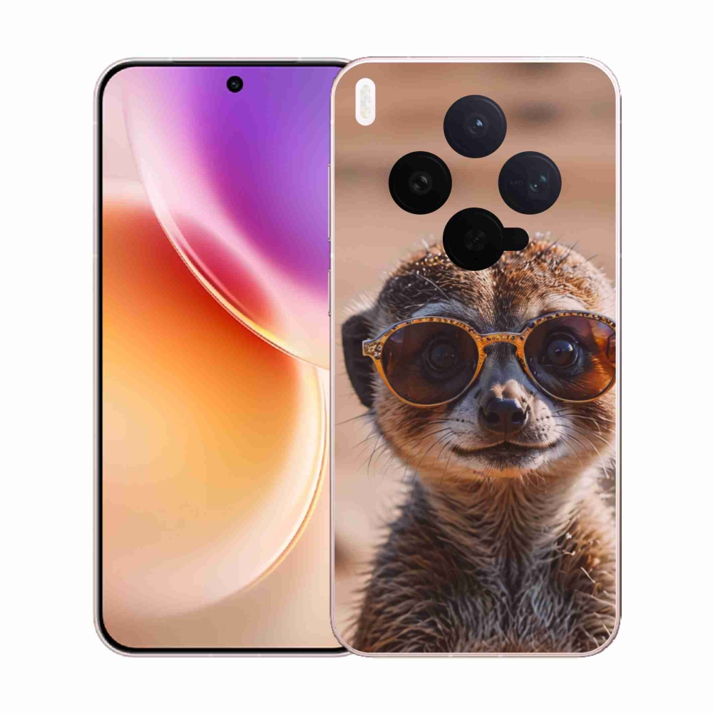 Gelový kryt mmCase na Vivo X300 5G - stylová surikata