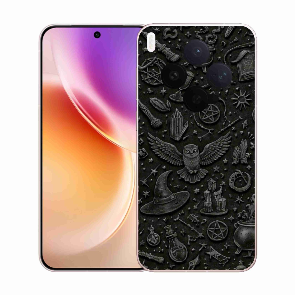 Gelový kryt mmCase na Vivo X300 5G - tmavý magický svět