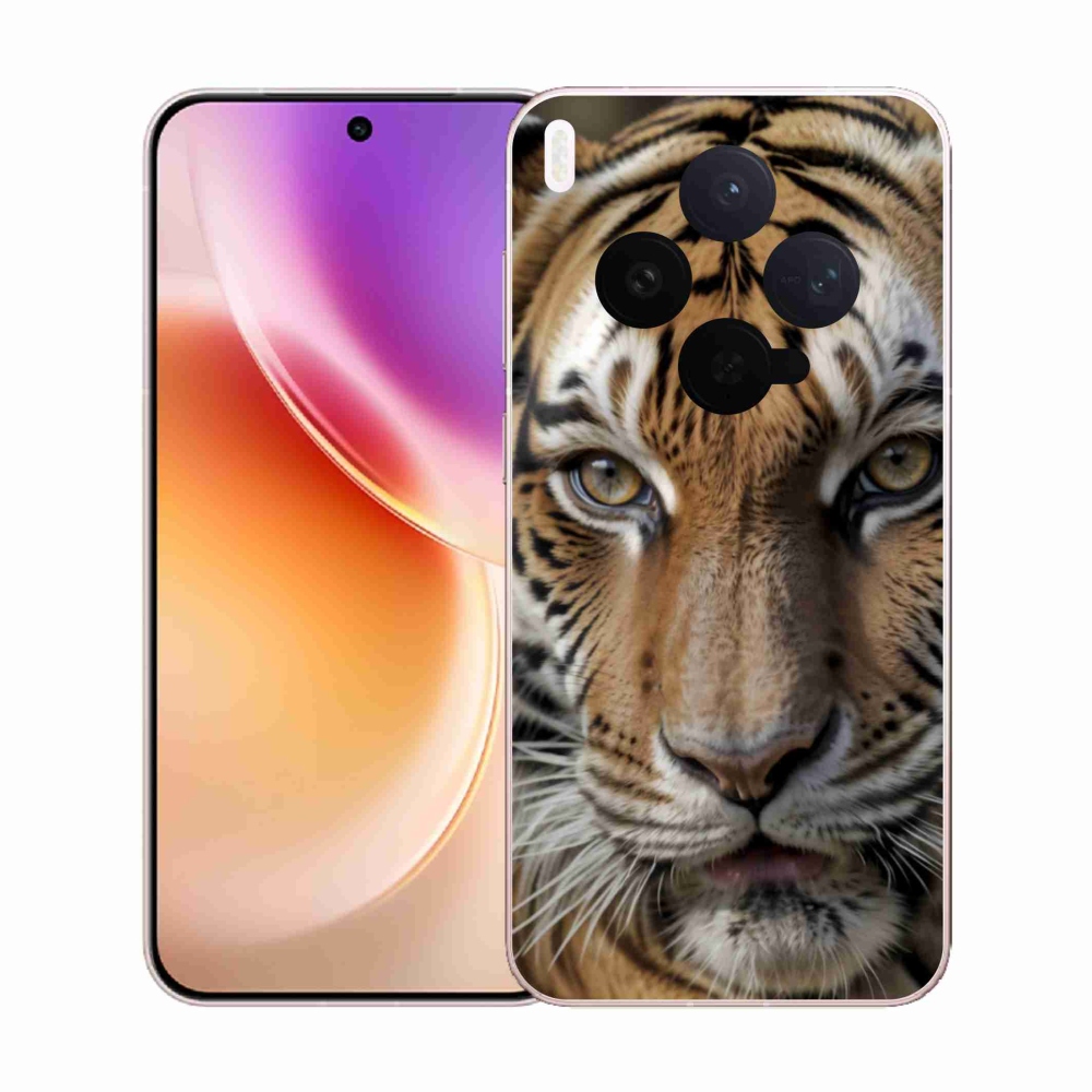 Gelový kryt mmCase na Vivo X300 5G - tygří pohled