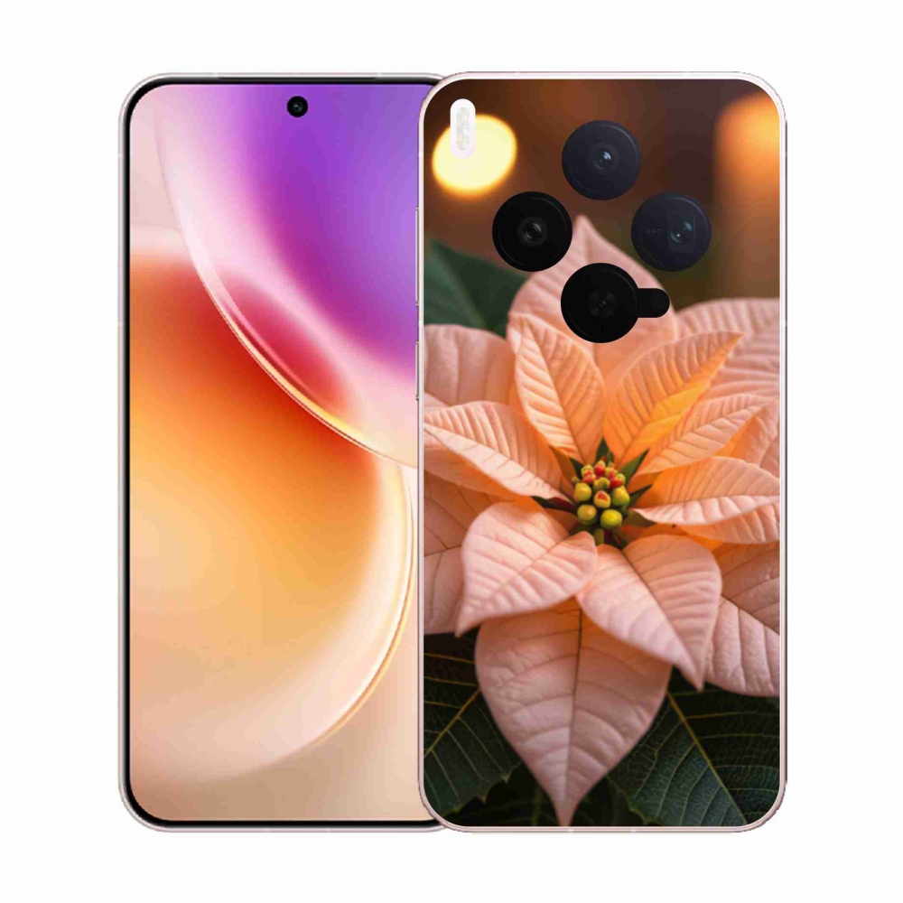 Gelový kryt mmCase na Vivo X300 5G - vánoční hvězda