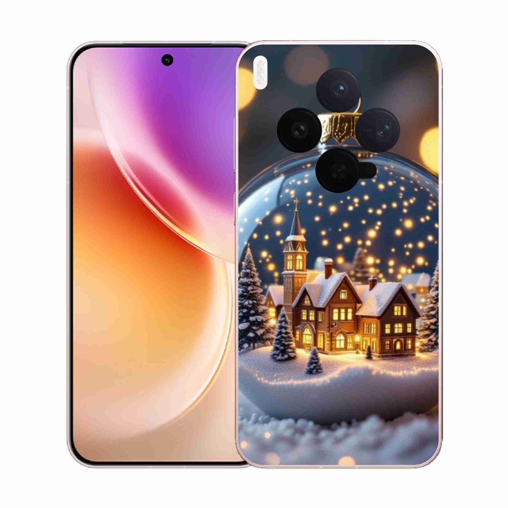 Gelový kryt mmCase na Vivo X300 5G - vánoční koule 4