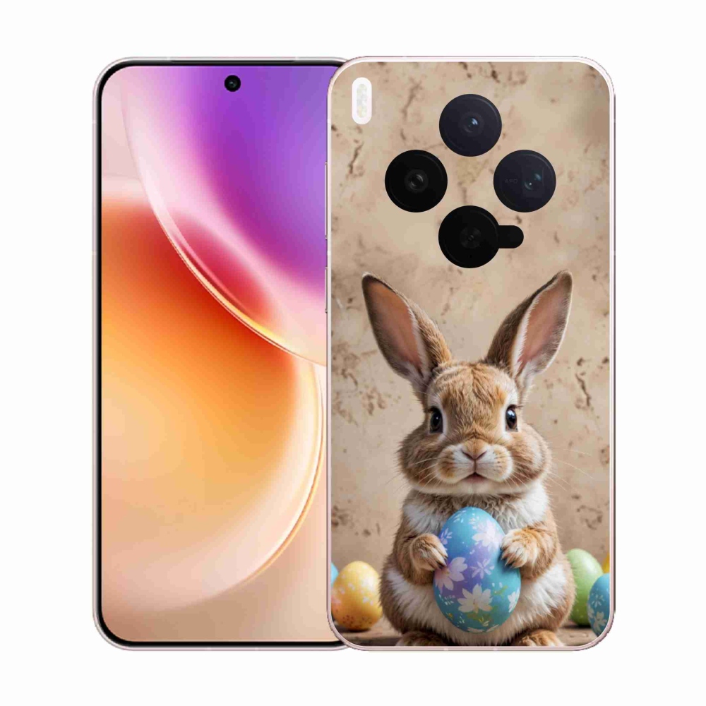 Gelový kryt mmCase na Vivo X300 5G - velikonoční králíček