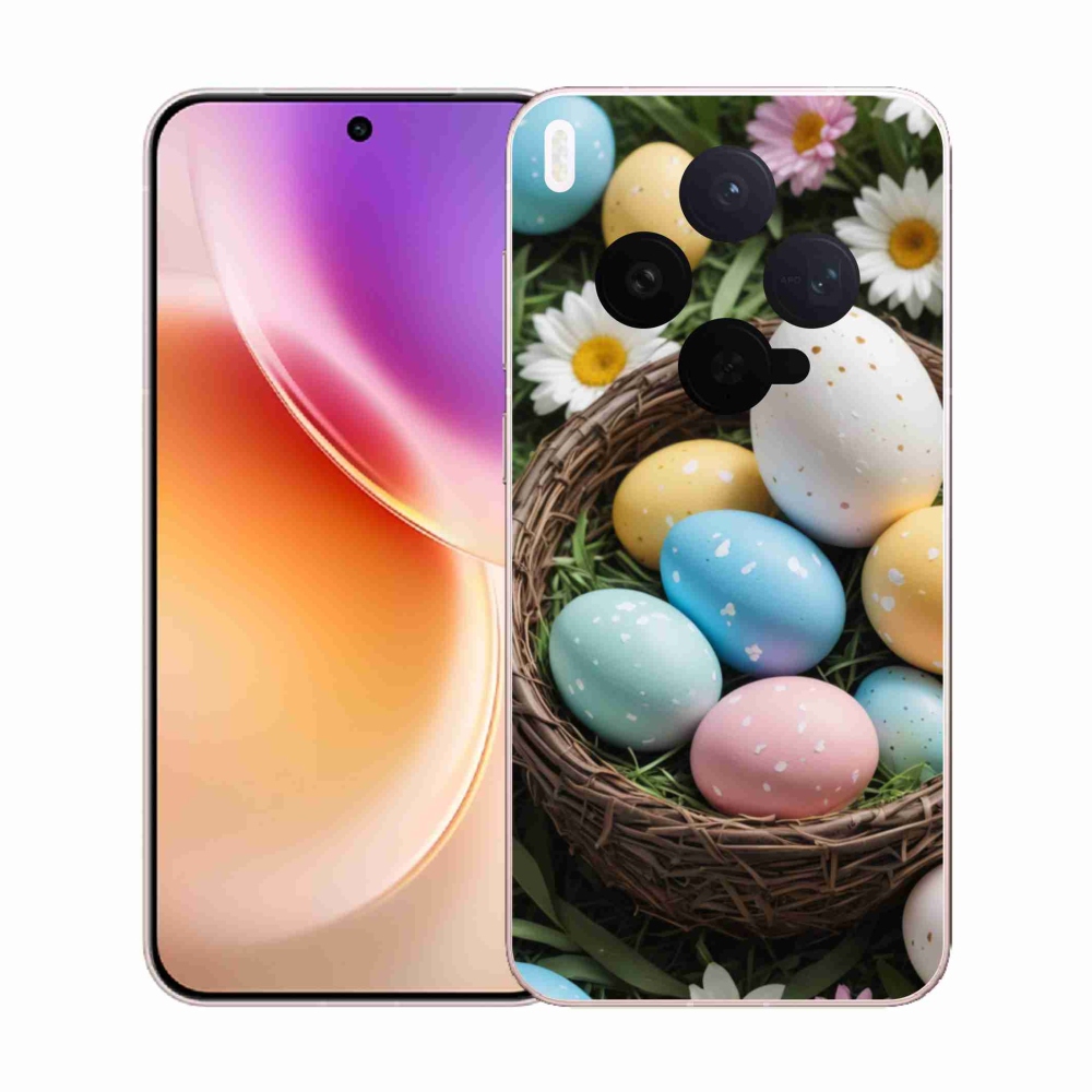 Gelový kryt mmCase na Vivo X300 5G - velikonoční vajíčka 2