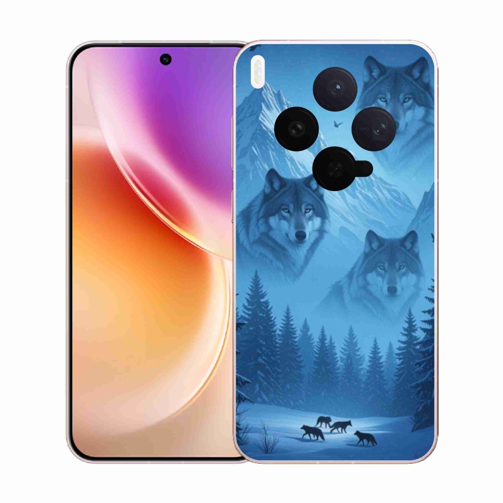 Gelový kryt mmCase na Vivo X300 5G - vlčí smečka