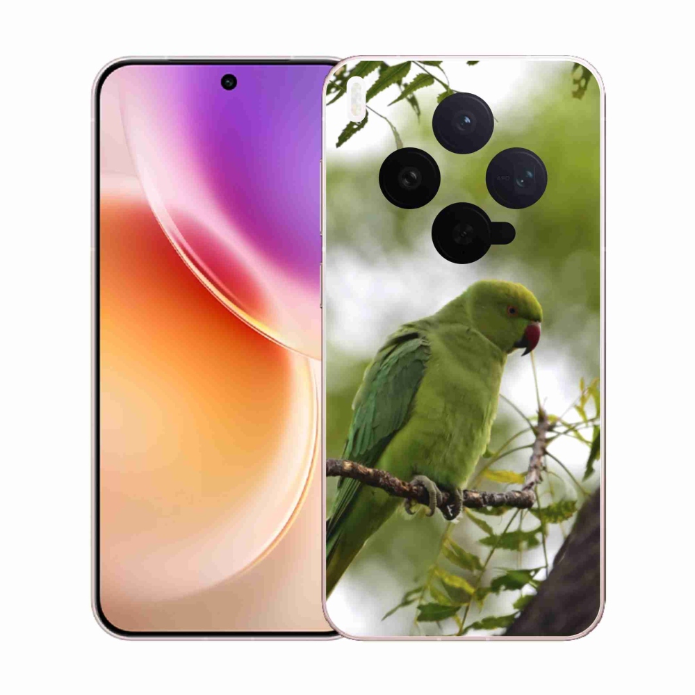 Gelový kryt mmCase na Vivo X300 5G - zelený papoušek