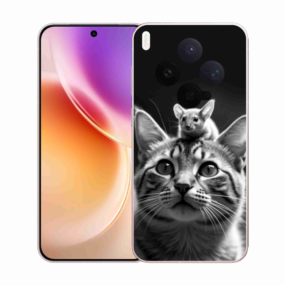 Gelový kryt mmCase na Vivo X300 5G - zvířecí přátelství 2