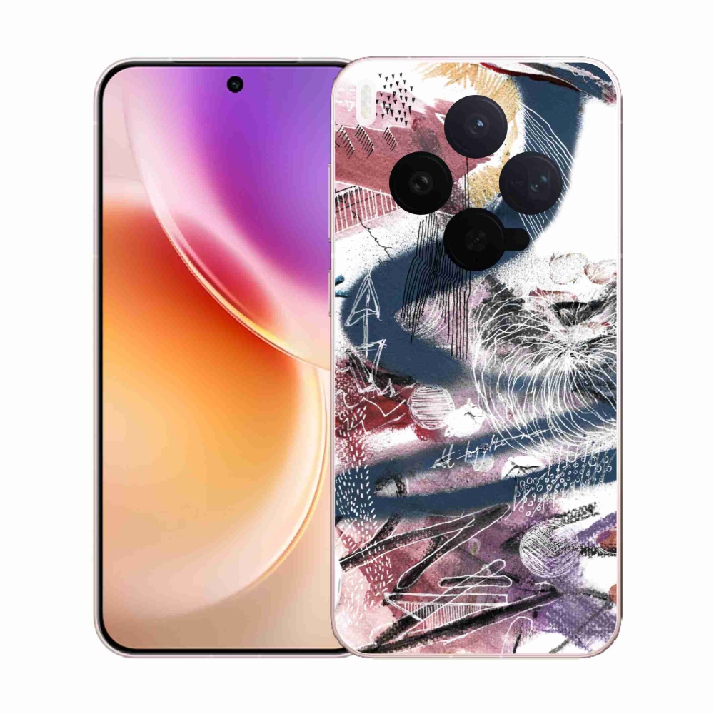 Gelový kryt mmCase na Vivo X300 - abstraktní motiv 28