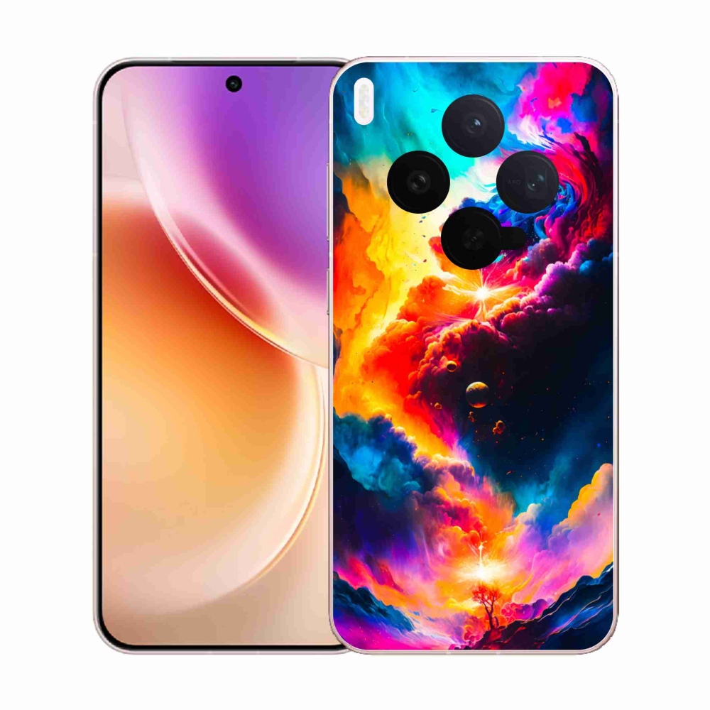 Gelový kryt mmCase na Vivo X300 - abstraktní motiv