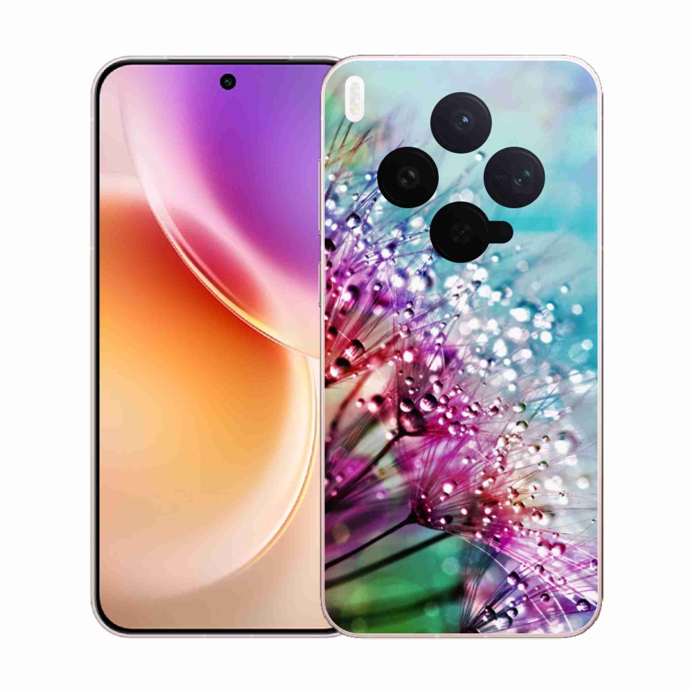 Gelový kryt mmCase na Vivo X300 - barevné květy