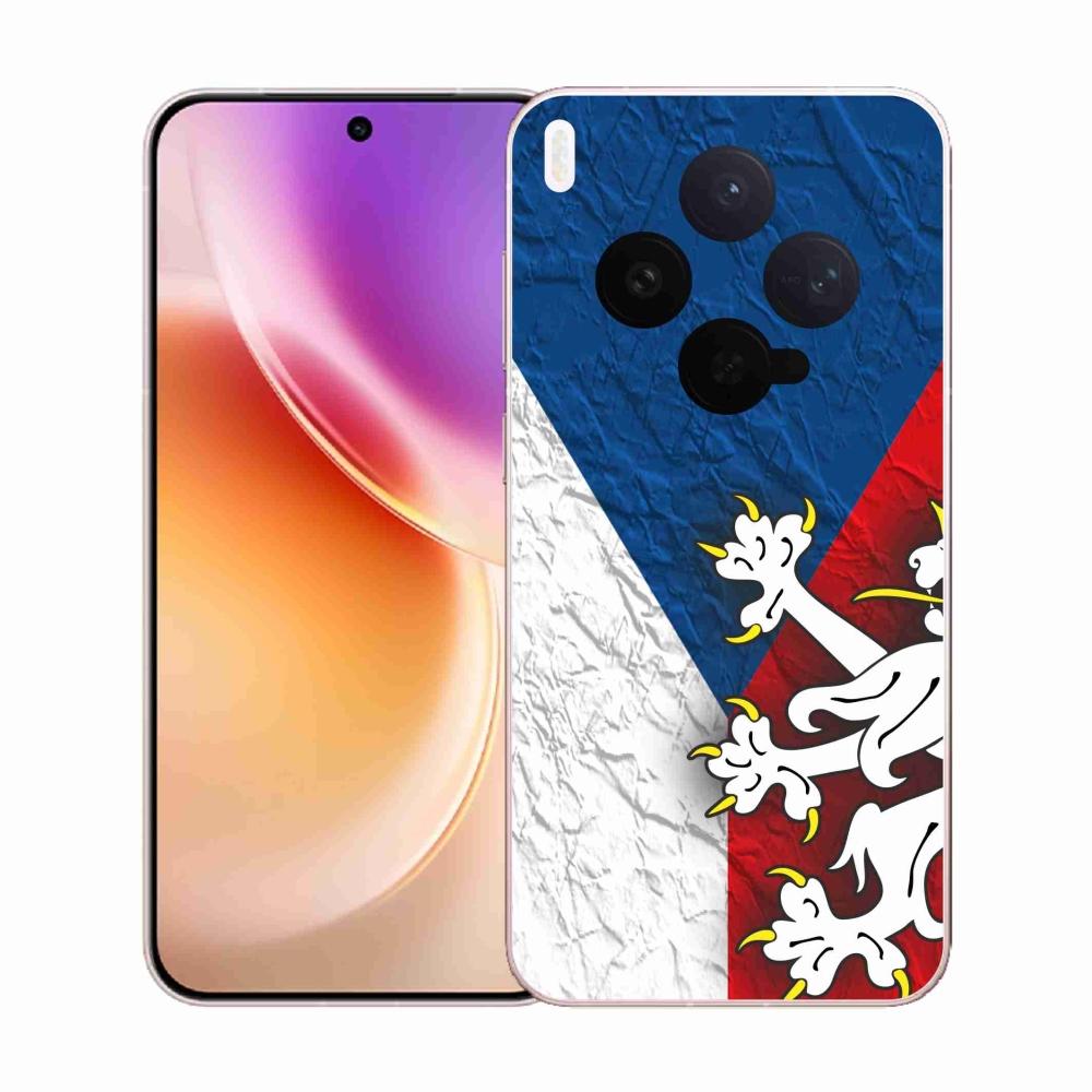 Gelový kryt mmCase na Vivo X300 - česká vlajka 1