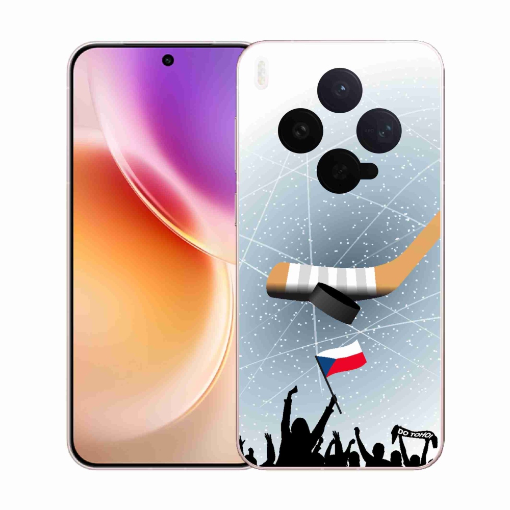 Gelový kryt mmCase na Vivo X300 - fanoušci hokeje