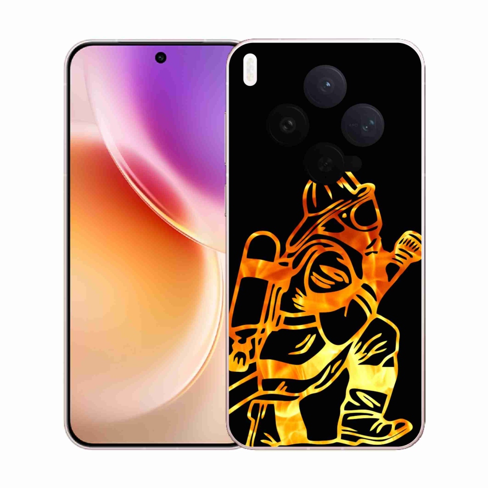 Gelový kryt mmCase na Vivo X300 - hasič 1