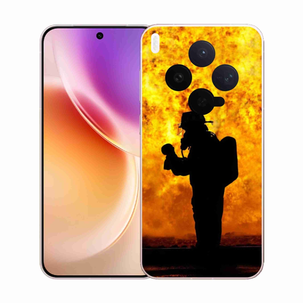 Gelový kryt mmCase na Vivo X300 - hasič