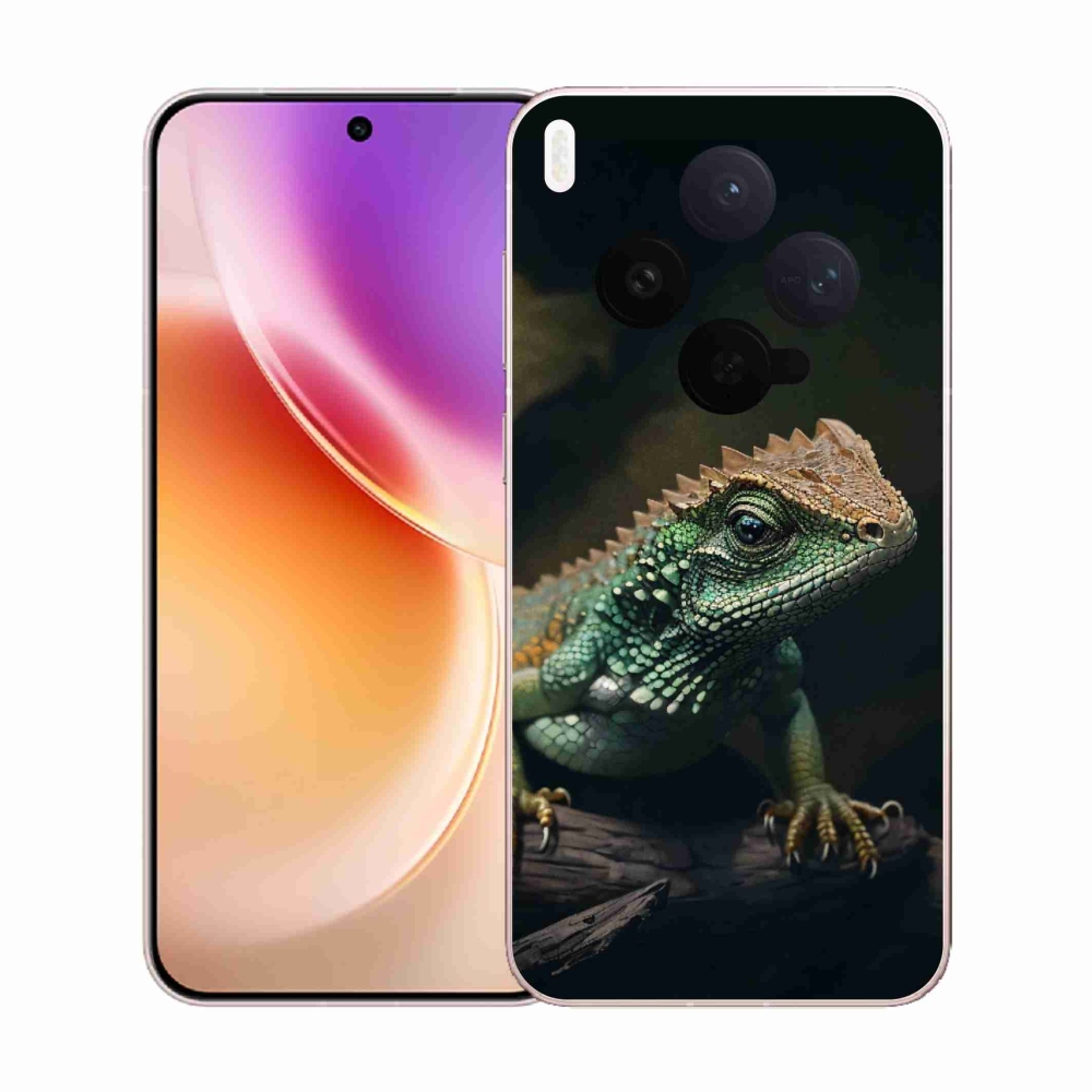 Gelový kryt mmCase na Vivo X300 - ještěr