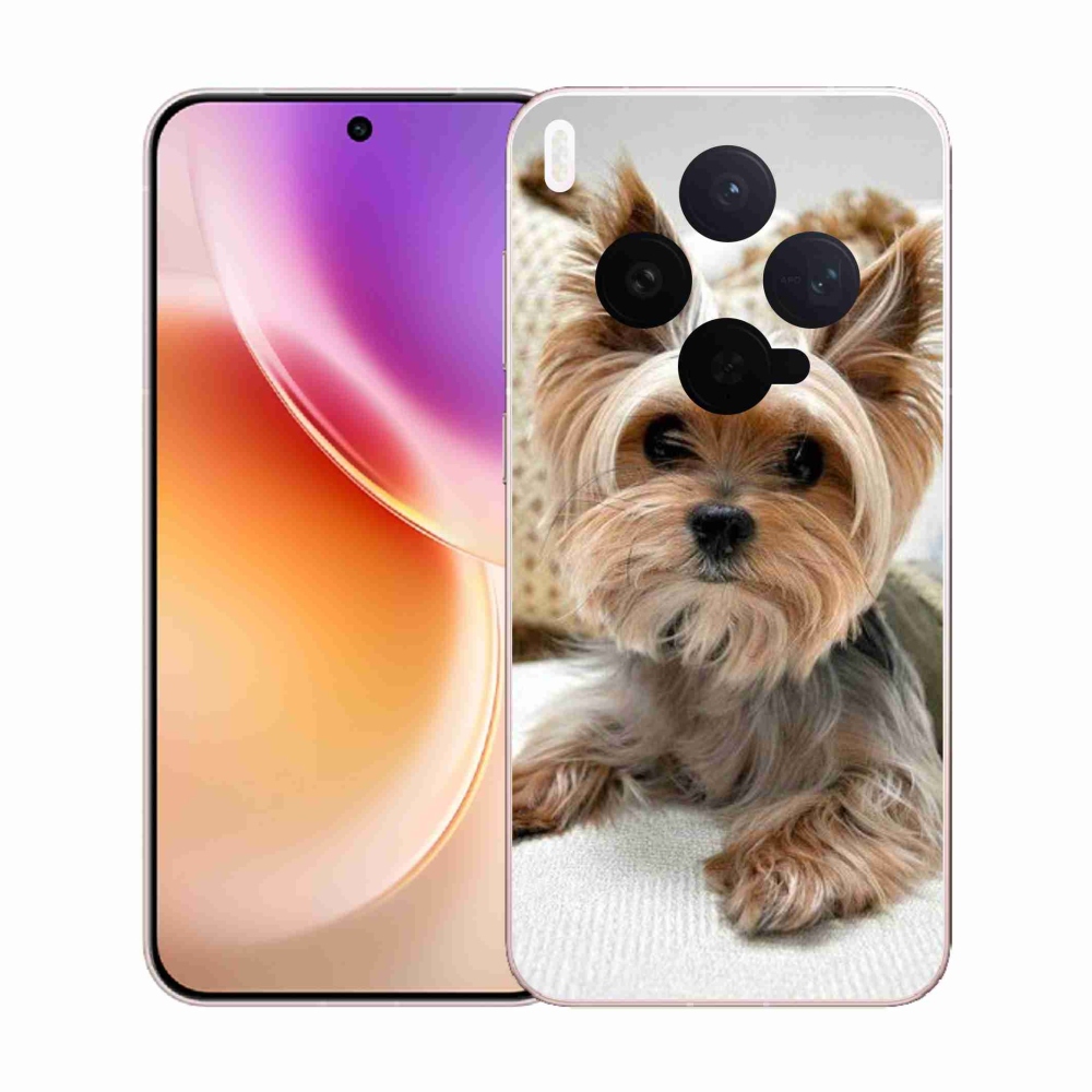 Gelový kryt mmCase na Vivo X300 - jorkšír 5