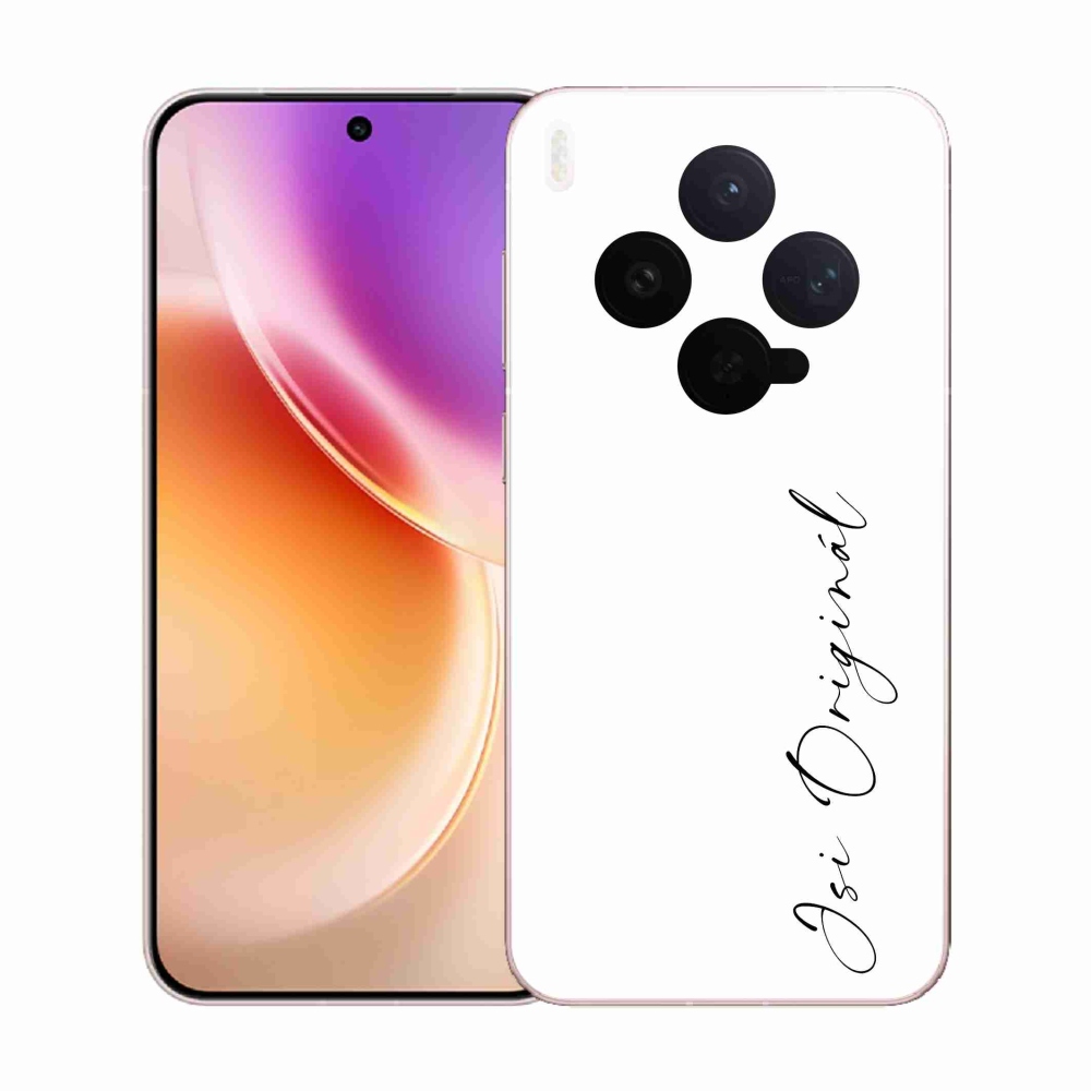 Gelový kryt mmCase na Vivo X300 - jsi originál bílé pozadí