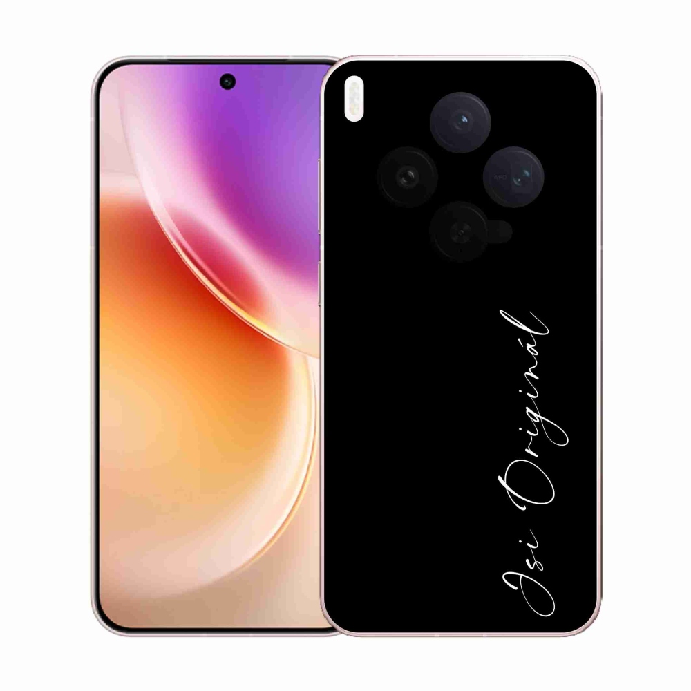 Gelový kryt mmCase na Vivo X300 - jsi originál černé pozadí