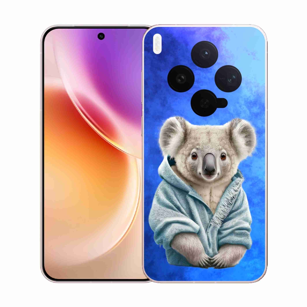 Gelový kryt mmCase na Vivo X300 - koala ve svetru