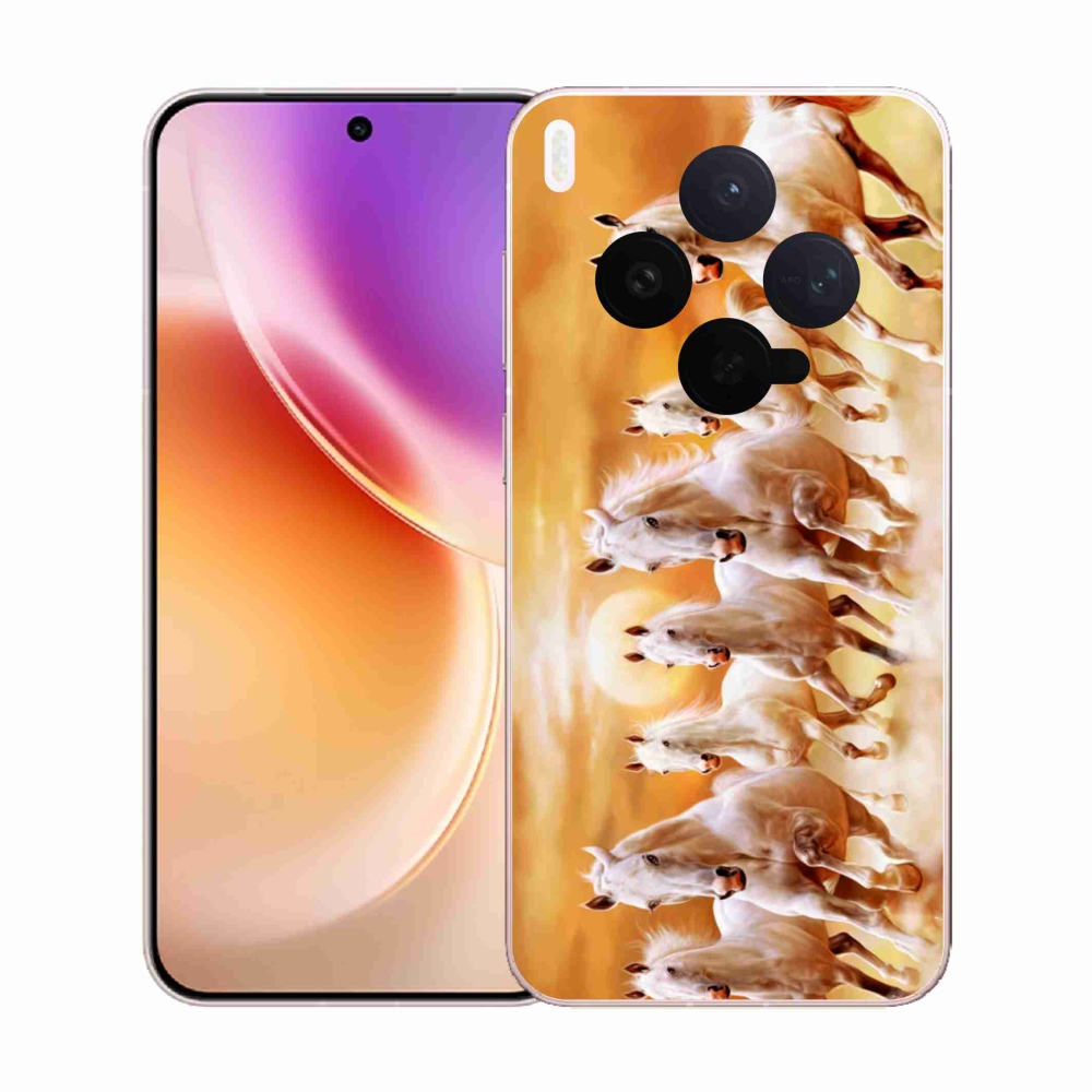 Gelový kryt mmCase na Vivo X300 - koně 2