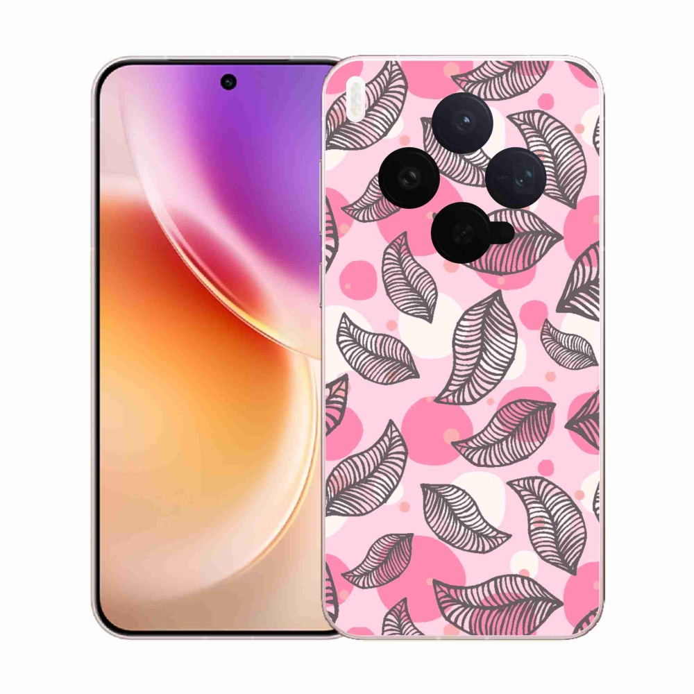 Gelový kryt mmCase na Vivo X300 - kreslené padající listy