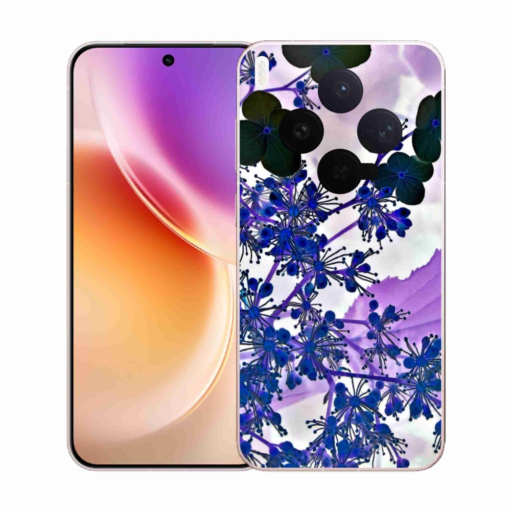 Gelový kryt mmCase na Vivo X300 - květ hortenzie