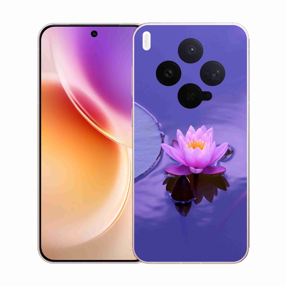 Gelový kryt mmCase na Vivo X300 - květ na hladině