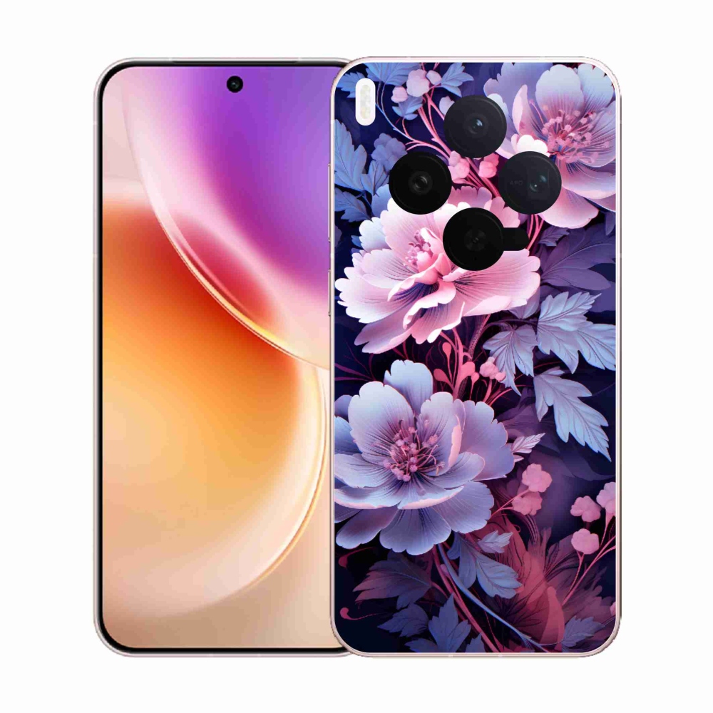 Gelový kryt mmCase na Vivo X300 - květiny 11