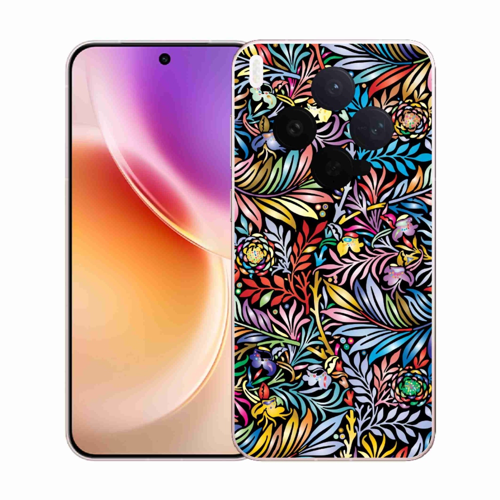 Gelový kryt mmCase na Vivo X300 - květiny 5