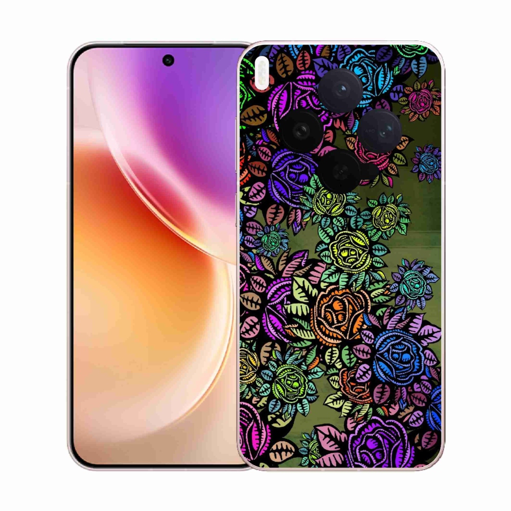 Gelový kryt mmCase na Vivo X300 - květiny 6