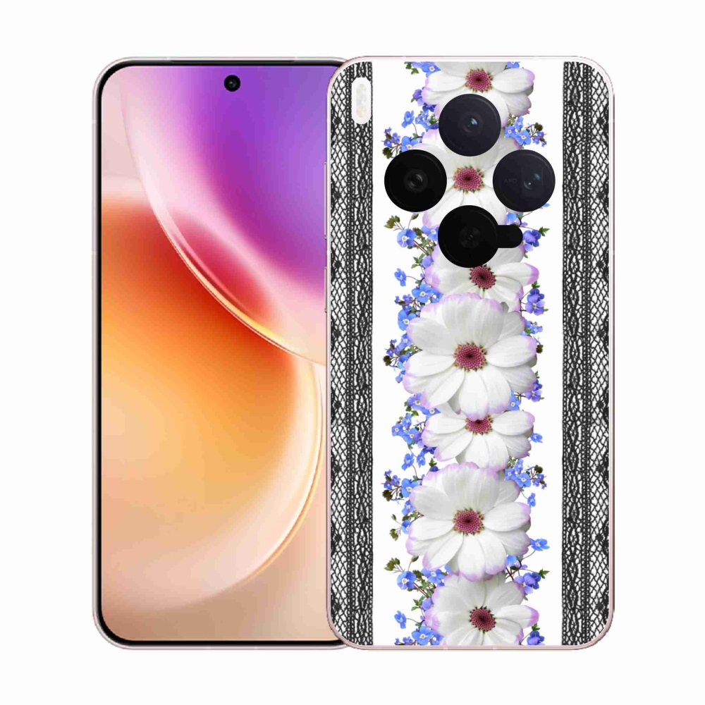 Gelový kryt mmCase na Vivo X300 - květiny 8